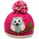 Ambler Owl Beanie - Girl's-Primrose-S/M