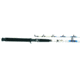 American Spirit Ong Classic Cast Rod, 2 Piece, Medium, 12lb - 25lb, 7 Guides + Tip, White/Blue, 8, ONG-828AB