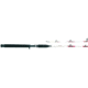 American Spirit Ong Classic Cast Rod, 2 Piece, Medium, 12lb - 25lb, 7 Guides + Tip, White/Red, 8, ONG-828AW
