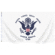 Annin Flags US Coast Guard Nylon Flag, White/Navy Blue/Red, 3ft x 5ft, 439040R