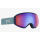 Anon WM1 Women's Goggle w/ Spare Lens, Sonar Blue Lens, Slate, 18561102053NA