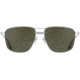 AO Airman Sunglasses - Mens, Silver, Calobar Green AOLite Nylon Lenses, Silver / Calobar Green Polarized Lens, 56-15-145, AIR356STSMGNN-P