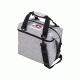 AO Coolers 12 Can Vinyl Soft Cooler, w/Removable Shoulder Strap, Silver, Small, AOFI12SL