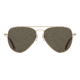 AO Fletcher Sunglasses, Gold Frame, Calobar Green AOLite Nylon Lens - Polarized - 59-15-145, FLT259STHAGNN-P