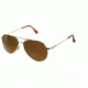 AO General Sunglasses, Gold, Amber Poly Lens, Wire Spatula, 58mm G-HCAP-WS-58