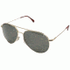 AO General Sunglasses, Gold, Gray Poly Lens, Wire Spatula, 52mm G-CCP-WS-52