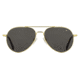 AO General Sunglasses, Gold, True Color Gray SkyMaster Glass Lenses, 58-14-145 B52.5, GEN158STTOGYG