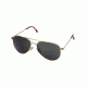 AO General Sunglasses, Gold, Wire Spatula, Grey Glass Lenses, 58mm, Polarized G-TCGG-WS-58