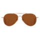 AO General Sunglasses, Rose Gold, Cosmetan Brown AOLite Nylon Lenses, Polarized, 55-14-140 B47, GEN555STCLBNN-P