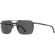 AO Geoffrey Sunglasses - Mens, Matte Black, True Color Gray AOLite Nylon Lenses, Matte Black / True Color Gray Polarized Lens, 58-18-145, GFY258STTOGYN-P