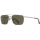 AO Geoffrey Sunglasses - Mens, Silver, Calobar Green AOLite Nylon Lenses, Silver / Calobar Green Polarized Lens, 58-18-145, GFY158STGSGNN-P