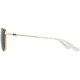 AO Original Pilot Sunglasses, Gold Frame, 57 mm Gray SkyMaster Glass Lenses, Standard Temple,738921549758