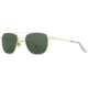 AO Original Pilot Sunglasses, Gold Frame, 52 mm Green SkyMaster Glass Lenses, Standard Temple, Polarized, 738921549369