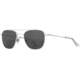 AO Original Pilot 2 Sunglasses, Silver Frame, Gray Nylon Polarized Lens, Standard Temple, 52-20-140, OP-252STCLGYN-P