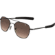 AO Original Pilot Sunglasses, Bayonet, Black Frame, Polycarbonate Gradient Brown Lens, 57mm, 30203