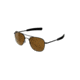 AO Original Pilot Sunglasses, Bayonet, Black Frame, HC Amber Poly Lens, Polarized, 52mm, 30029
