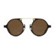 AO Oxford Sunglasses, Black Tortoise Gold Frame, Cosmetan Brown AOLite Nylon Lenses, 44-24-145 B45, OXF344ST--BNN