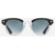 AO Times Sunglasses, Black Crystal Frame, SunVogue Gray Gradient AOLite Nylon Lenses, Polarized, 47-21-145, TIM347ST--GGN-P
