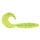 Apex Tackle Curly Tail Soft Bait, 10, 2in, Chartreuse/Silver Flake, AP-CT2-16