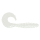 Apex Tackle Curly Tail Soft Bait, 10, 2in, White, AP-CT2-8