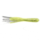 Apex Tinsel Tube 1.5" Chartreuse/Silver Glitter 10pk, APT15-10-16