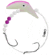Apex Tackle Waly A Plug, Glow Purple, 1.5in, AP-WAP15-20