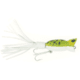 Arbogast Hula Popper Topwater Popper, 1 3/4in, 1/4 oz, Floating, Frog/White Belly, G770-06