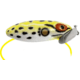 Arbogast Jointed Clicker Jitterbug Lure, 3 1/2in, 5/8 oz, Frog/White Belly, G675-06