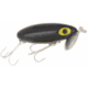 Arbogast Jointed Jitterbug Topwater Lure, 2 1/2in, 3/8 oz, Floating, Black, G620-02