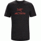 Arc'teryx Arc'word HW Short Sleeve T-Shirt - Men's-Black/Cardinal-Medium