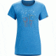 Arc'teryx Falling Snow Short Sleeve T-Shirt - Women's-Antilles Blue-Medium