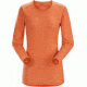 Arc'teryx Phase SL Crew Longsleeve Baselayer - Women's -Orange Julia-Medium