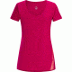 Arc'teryx Regenerate Short Sleeve Women's V-Neck, Ixora, Extra Small, 330186