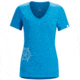 Arc'teryx Snowside V-Neck Short Sleeve T-Shirt - Women's-Antilles Blue-Medium