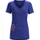 Arc'teryx Snowside V-Neck Short Sleeve T-Shirt - Women's-Azulene-Small