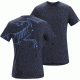Arc'teryx Star-Bird Short Sleeve T-Shirt - Men's-Heathered Admiral-Small