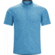 Arc'teryx Velox Zip Neck Short Sleeve Shirt - Men's -Adriatic Blue-X-Large
