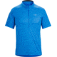 Arc'teryx Velox Zip Neck Short Sleeve Shirt - Men's -Rigel-Large