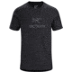 Arcteryx ArcWord Short Sleeve T-Shirt - Mens, Black Heather, Large, 412893