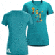 Boulder Trail Short Sleeve Crew - Womens -Cerulean-X-Small