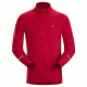 ArcTeryx Cormac Mens Zip Neck Long Sleeve, Red Beach, Small, 327174