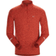 Arcteryx Cormac Zip Neck Ls - Mens, Infrared, Extra Large, 395653