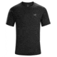 Arcteryx Ether Crew Shirt with Short Sleeve - Mens, Black III, Medium, 373736