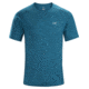 Arcteryx Ether Crew Shirt with Short Sleeve - Mens, Iliad, Small, 373732