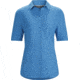 Fernie Short Sleeve Shirt - Womens-Antilles Blue-Large