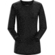 Arcteryx Phase SL Crew Top with Long Sleeve - Womens, Black, Large, 270945