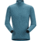 Arcteryx Phase SV Zip Neck Long Sleeve Shirt - Mens-Blue Smoke-X-Large