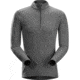 Arcteryx Phase SV Zip Neck Long Sleeve Shirt - Mens-Iron Anvil-X-Large