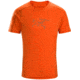 Arcteryx Phasic Evolution Crew Shirt with Short Sleeve - Mens, Trail Blaze, Small, 376734