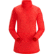 Arcteryx Rho AR Zip Neck Top - Womens, Hard Coral, Large, 352558